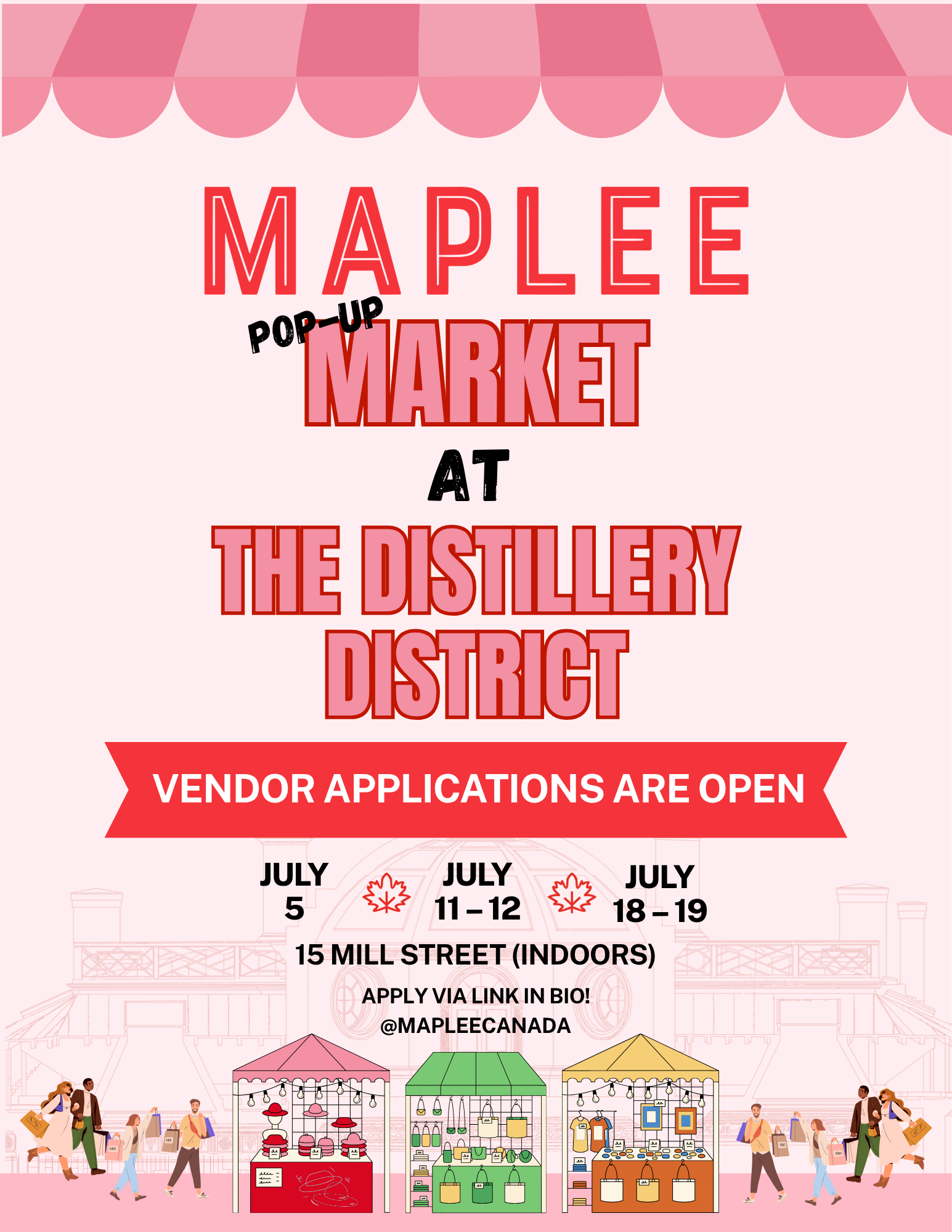 Maplee Pop-Up at Distillery District